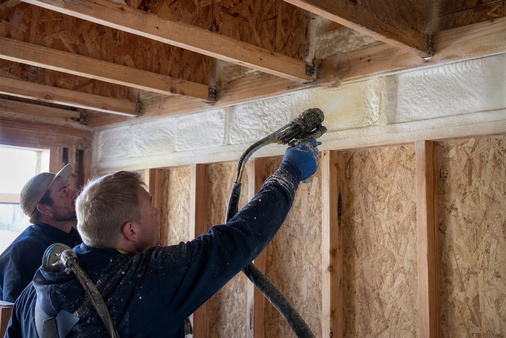 Closed-Cell Spray Foam Insulation photo